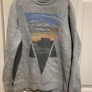 Boys 14/16 First Wave Grey Sweatshirt